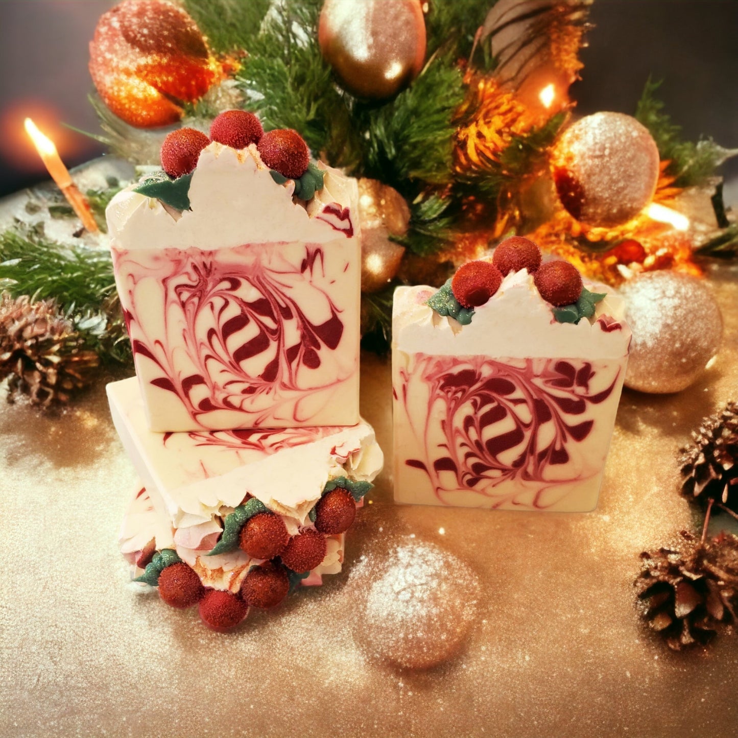 Winter Wonderland Cranberry Artisan Soap *Limited Edition*