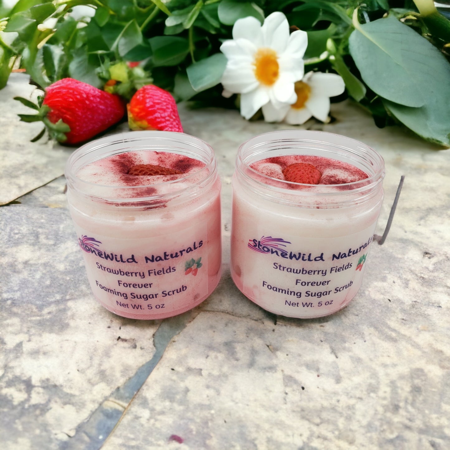 Strawberry Fields Forever Luxury Foaming Sugar Scrub