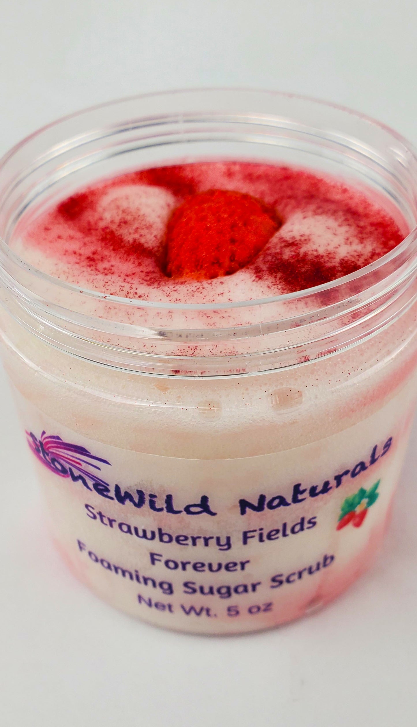 Strawberry Fields Forever Luxury Foaming Sugar Scrub