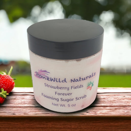 Strawberry Fields Forever Luxury Foaming Sugar Scrub