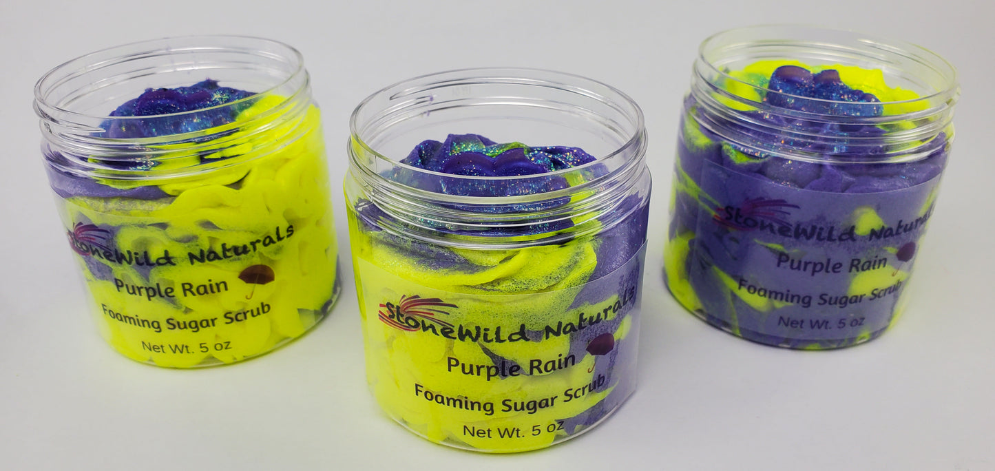 Purple Rain Luxury Foaming Sugar Scrub